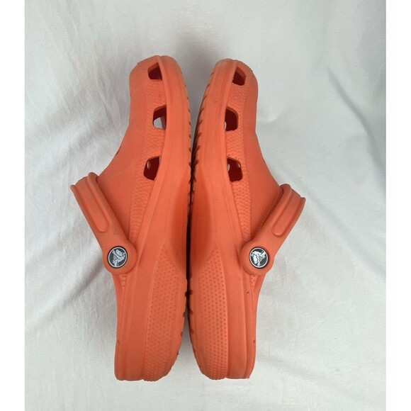 CROCS Classic Clogs Adult Unisex M8 W10 Tangerine Orange Slip-ons Shoes Sandals - Picture 8 of 12